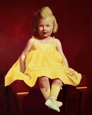 Painting of Gwen Sense by Gary Brunson
