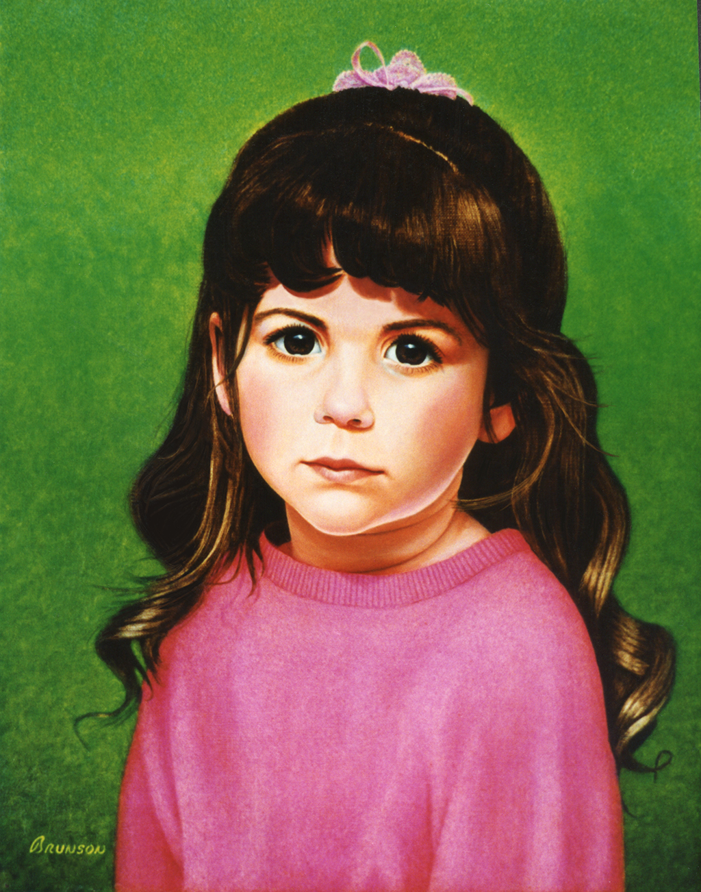 Painting of Karin DeChristopher by Gary Brunson