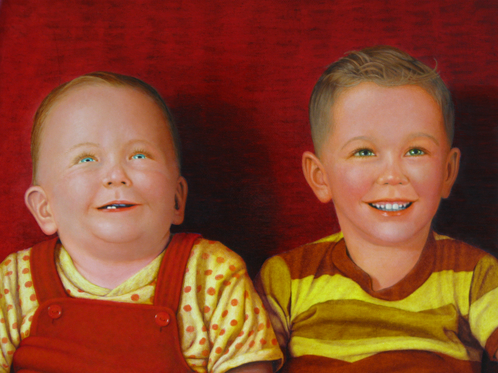 Detail of Brothers, Gary and Mark, Close Up
